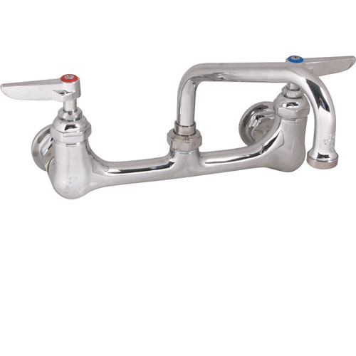 (image for) T&S Brass 232 FAUCET,8"WALL , 6"SPT,LEADFREE